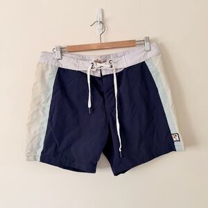 Marine Layer Navy Board Shorts 33